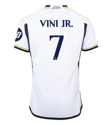 Real Madrid Vinicius Junior #7 Primera Equipación 2023-24 Manga Corta